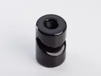 Schwarzer "V"-Schaltseilhalter - Retro-Isolatoren