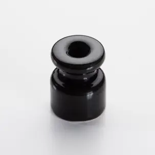 Schwarzer keramischer Isolator - Retro-Isolatoren