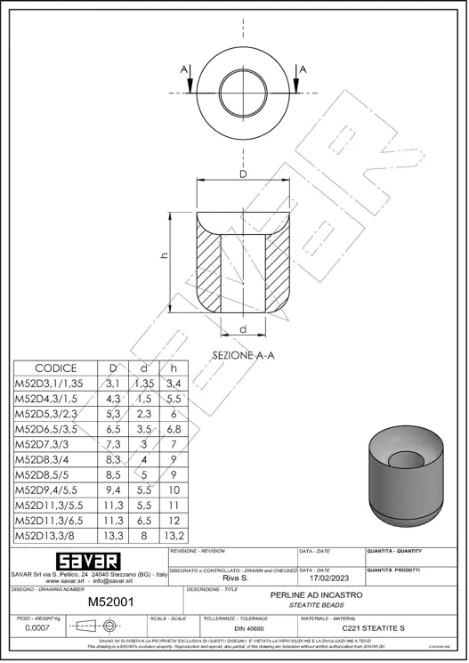 Steatitperlen - Perlen