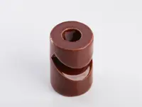 Decentrator V cable holder brown - Retro Insulators