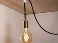 Decentrator ceiling cable holder white - Retro Insulators