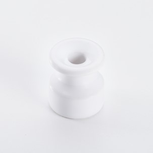 Insulator pure white Florence - Retro Insulators