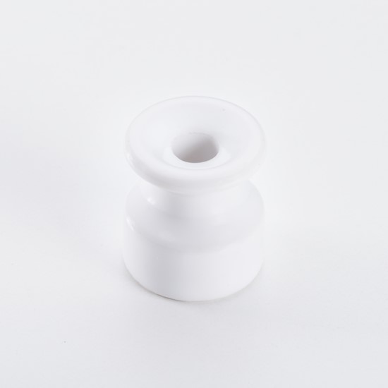 Insulator pure white Florence - Retro Insulators