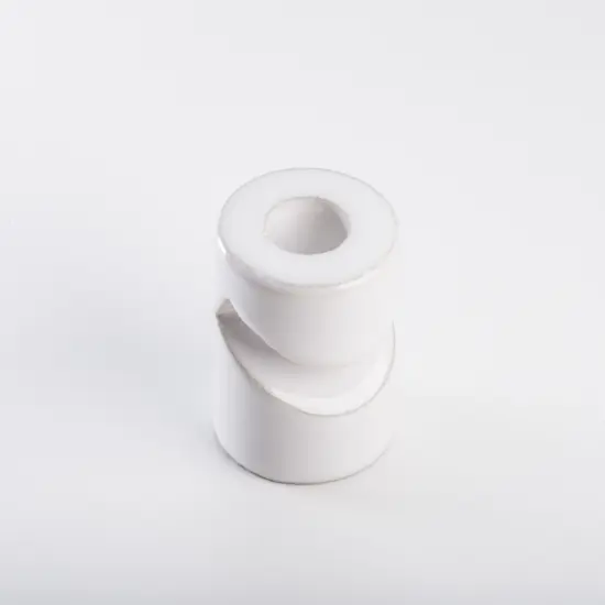 Decentrator V cable holder white - Retro Insulators