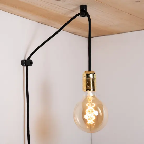 Decentrator V cable holder brown - Retro Insulators