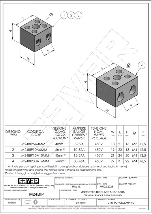 Terminal block two ways - Terminal blocks