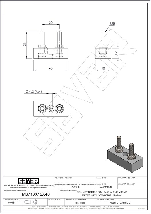 Steatite connector two ways - Terminal blocks