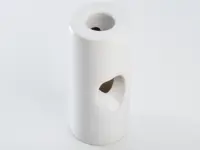 Soporte blanco para cable descentralizador - Aisladores retro