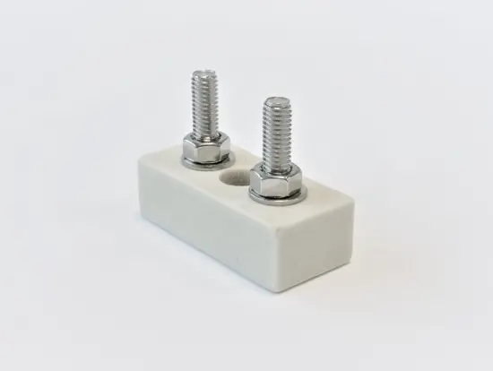 Conector de esteatita bidireccional - Abrazaderas