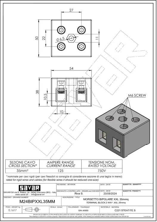 Pinza bipolar XXL - Bloque De Terminales