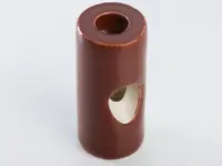 Porte-câble décentralisateur marron - Isolants rétro