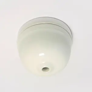 Rosette en porcelaine de Naples Blanche  - Isolants rétro