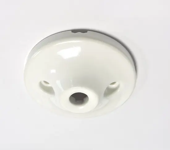 Roseau de plafond en porcelaine blanche de Sorrente - Isolants rétro