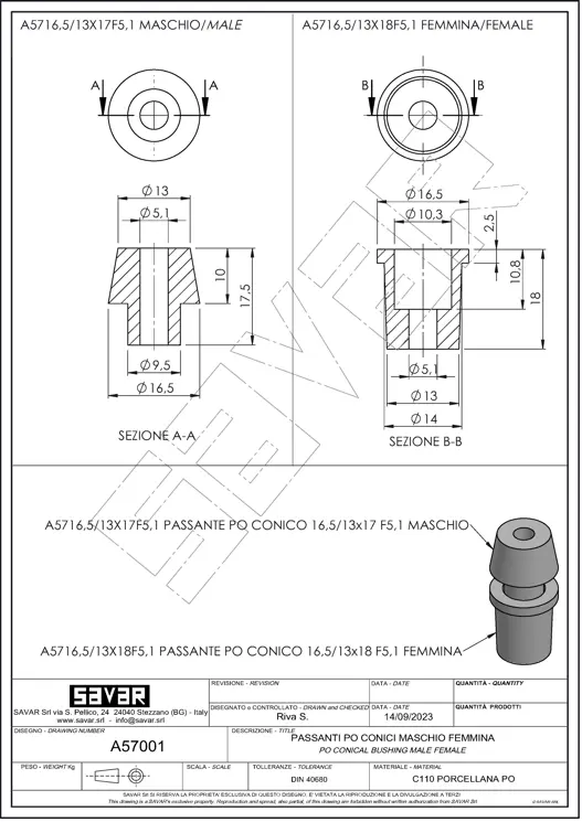 Boucle mâle effilé - Bague
