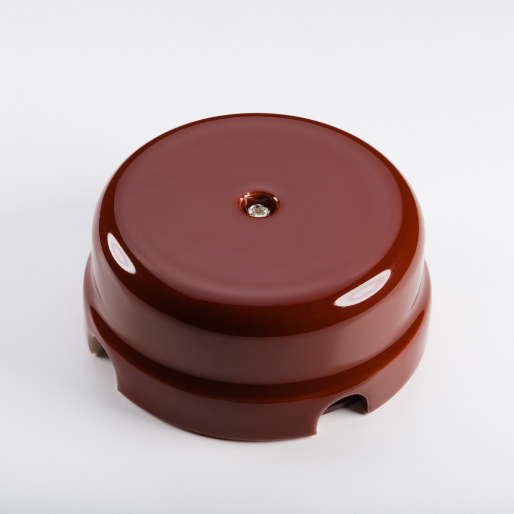 Scatola di derivazione marrone - Isolatori rétro in ceramica